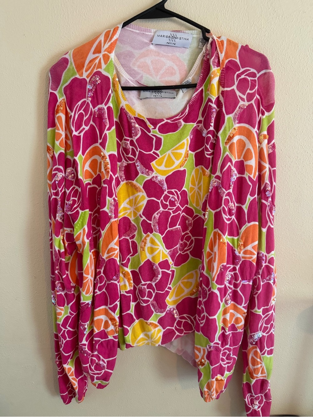 Vintage Marisa Christina Tank &‎ Cardigan